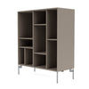 Montana Compile Decorative Shelf With Legs Truffle/Matt Chrome