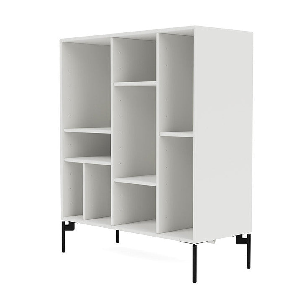 Montana Compile Decorative Shelf With Legs, White/Black