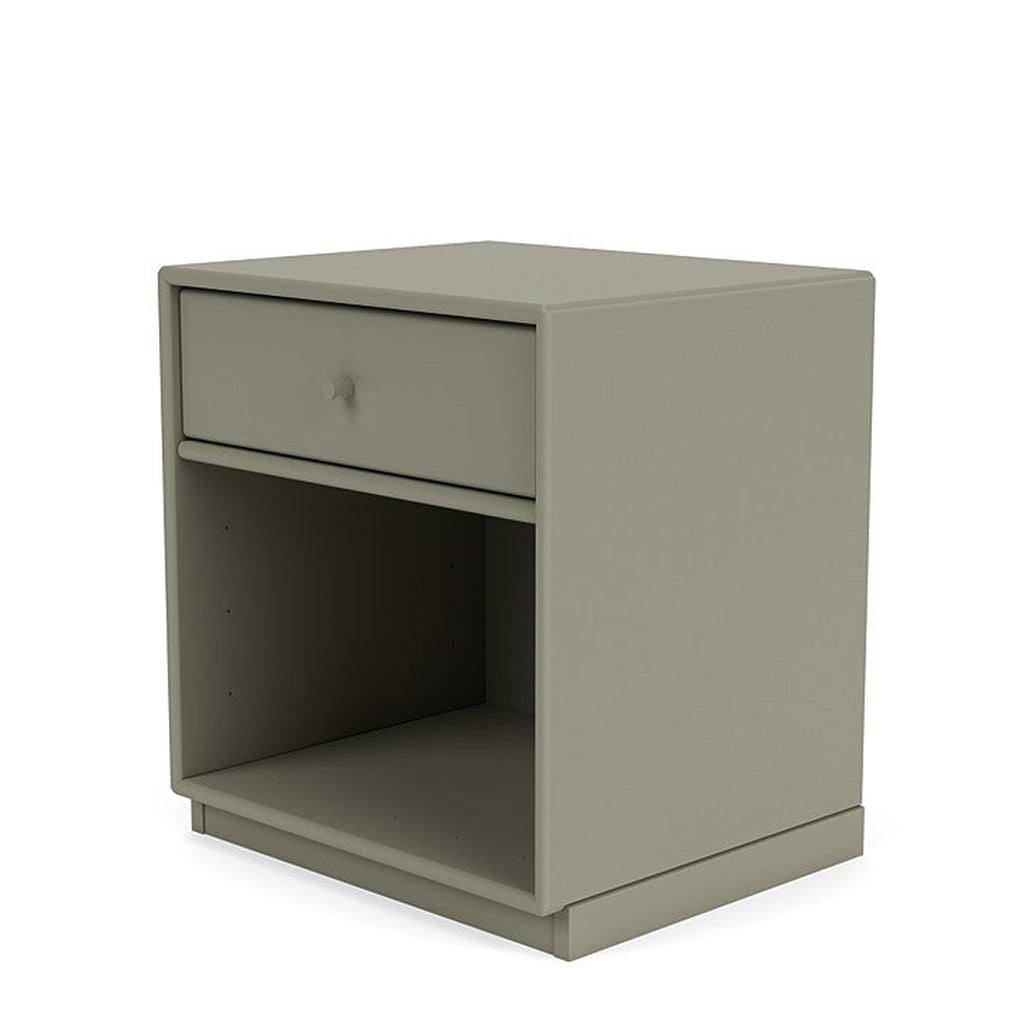 Montana Dream Nightstand With 3 Cm Plinth, Fennel Green