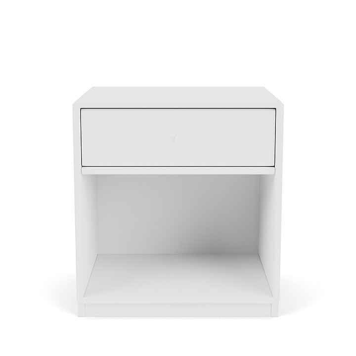 Montana Dream Nightstand With 3 Cm Plinth, New White