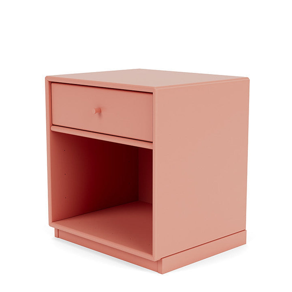 Montana Dream Nightstand s 3 cm soklem, rebarbora červená