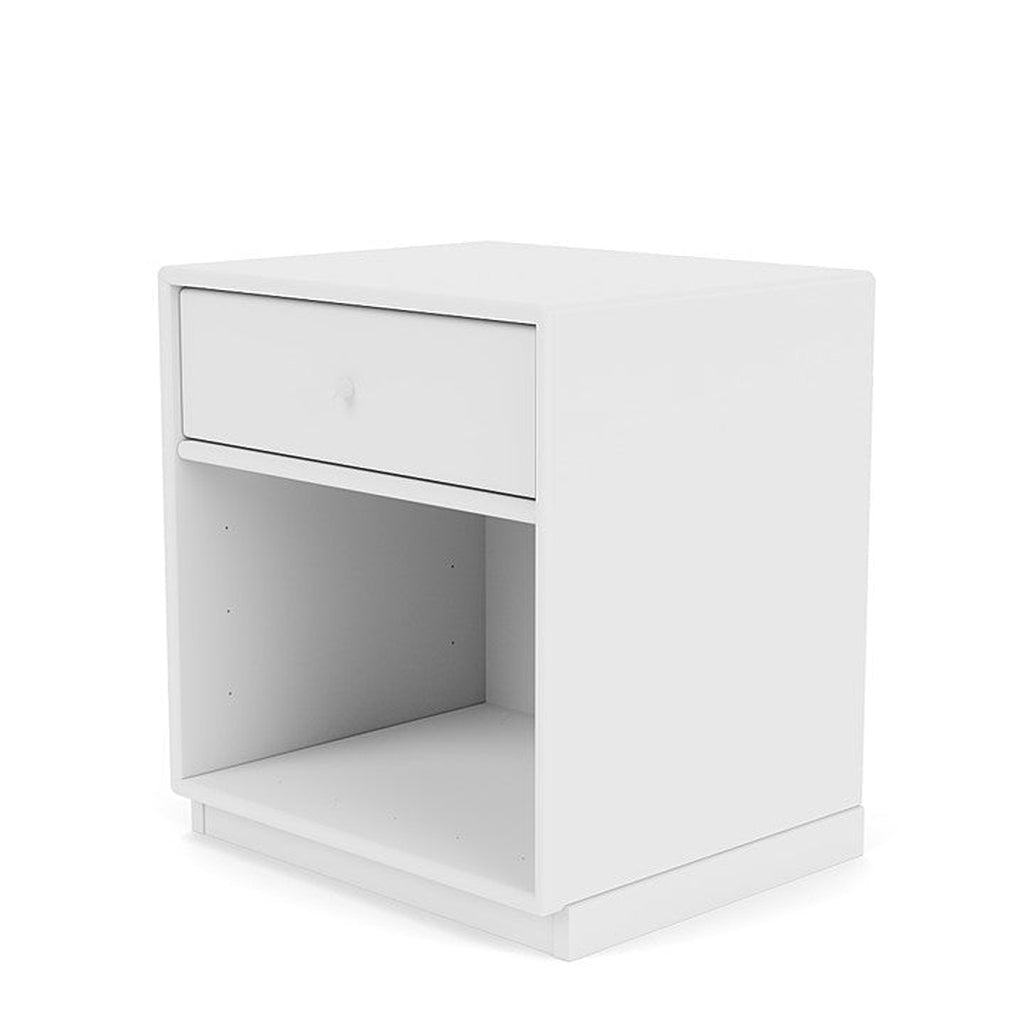 Montana Dream Nightstand With 3 Cm Plinth, Snow White