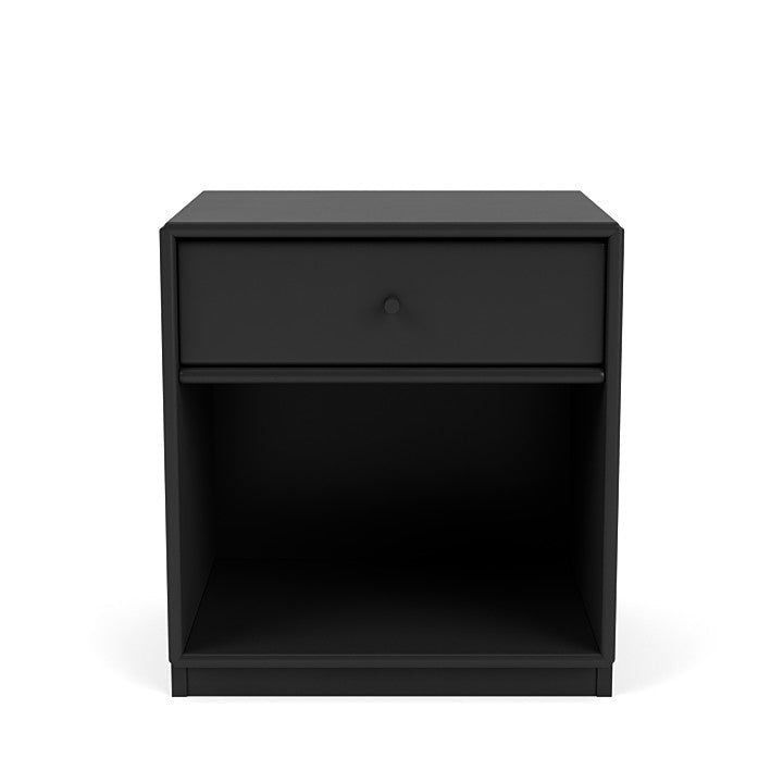 Montana Dream Nightstand With 3 Cm Plinth, Black