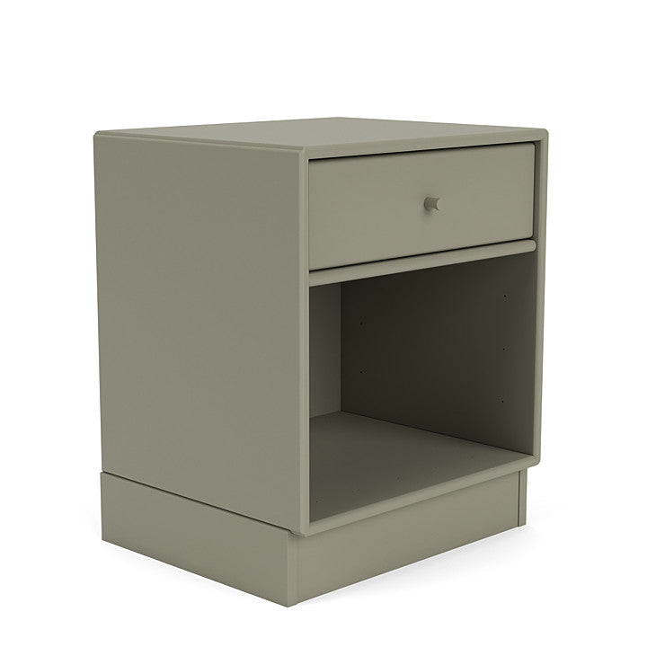 Montana Dream Nightstand se 7 cm soklem, fenykl zelená