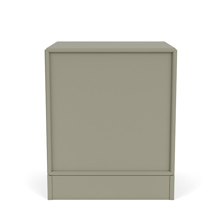 Montana Dream Nightstand With 7 Cm Plinth, Fennel Green