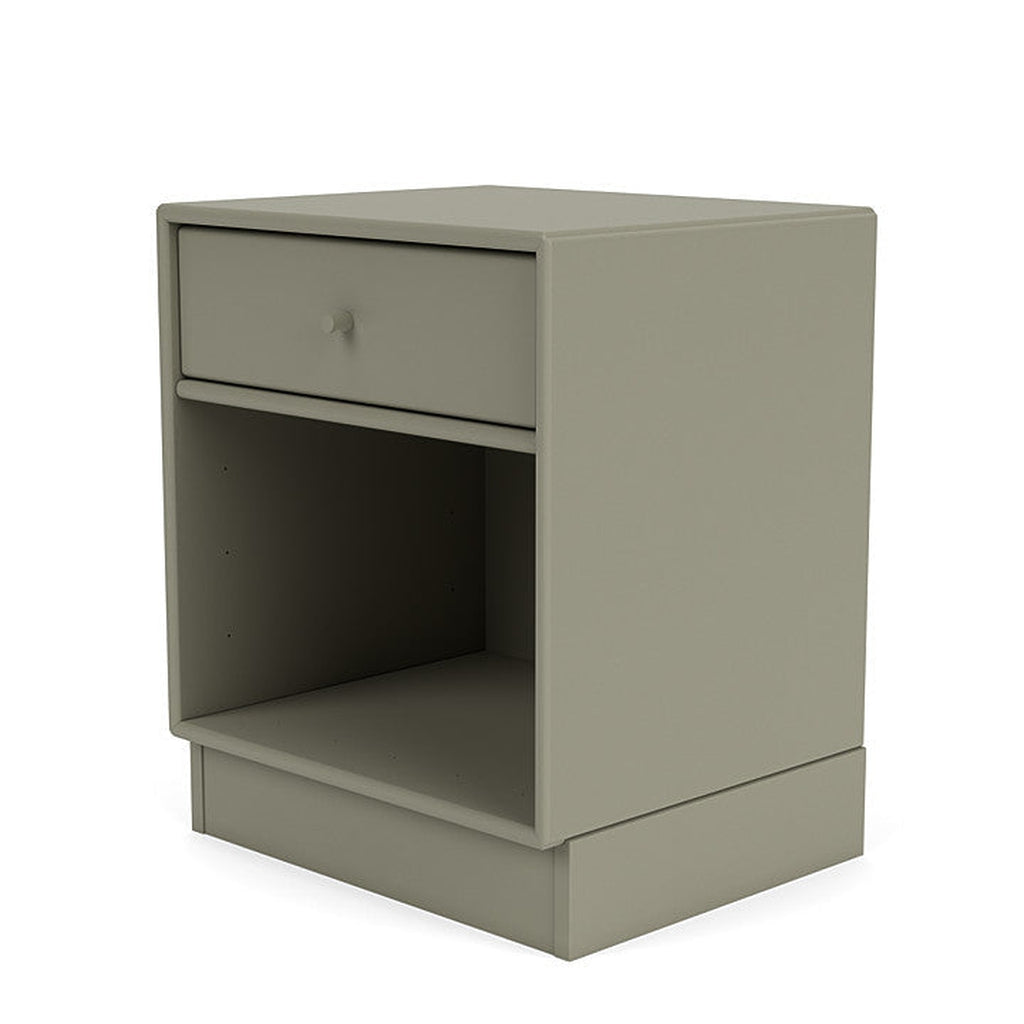 Montana Dream Nightstand se 7 cm soklem, fenykl zelená