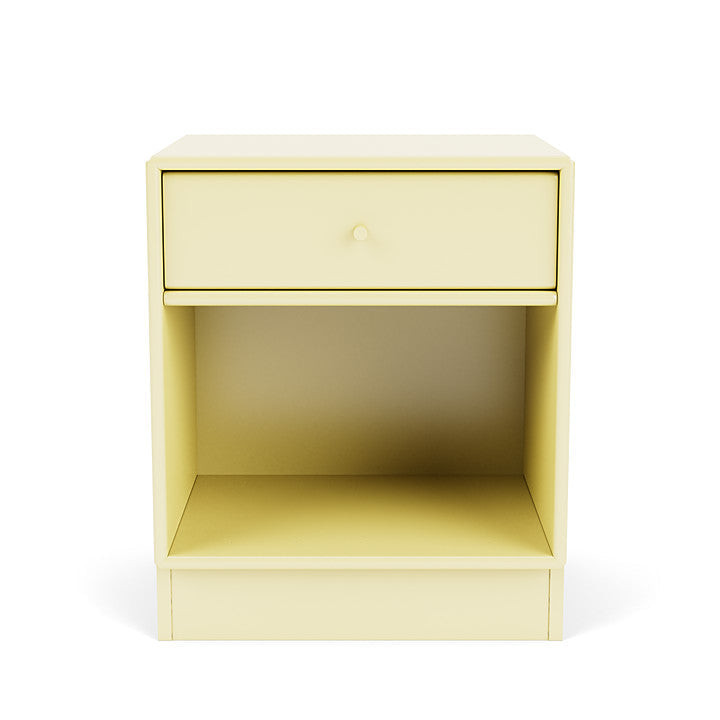 Montana Dream Nightstand With 7 Cm Plinth, Chamomile Yellow