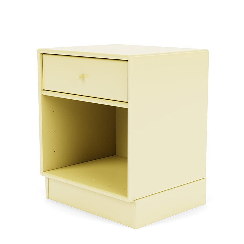 Montana Dream Nightstand With 7 Cm Plinth, Chamomile Yellow