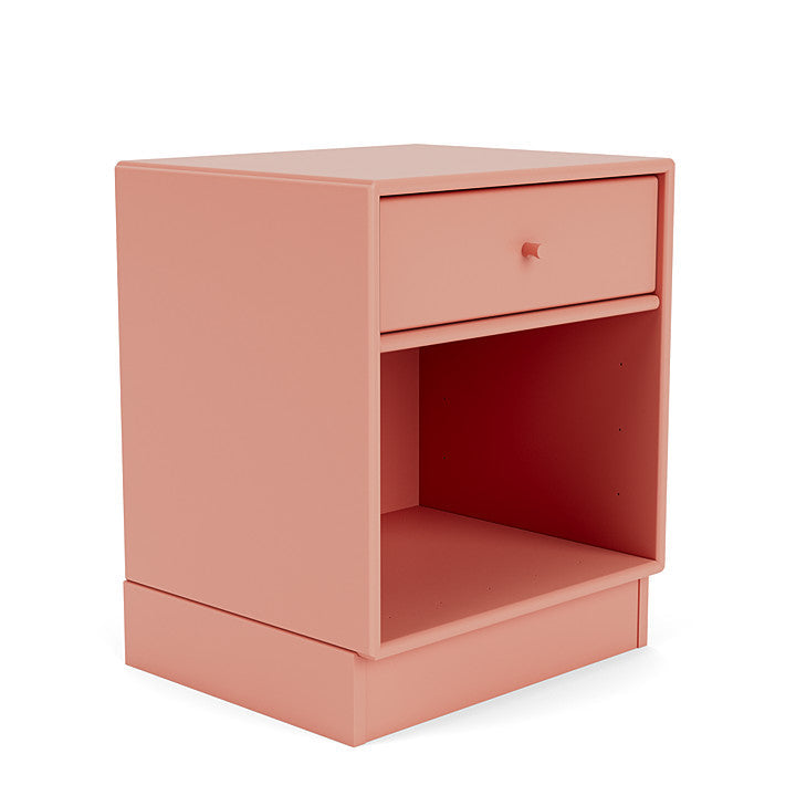 Montana Dream Nightstand With 7 Cm Plinth, Rhubarb Red