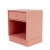 Montana Dream Nightstand With 7 Cm Plinth Rhubarb Red