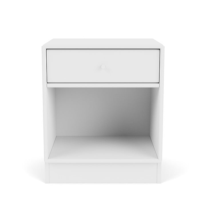 Montana Dream Nightstand With 7 Cm Plinth, Snow White