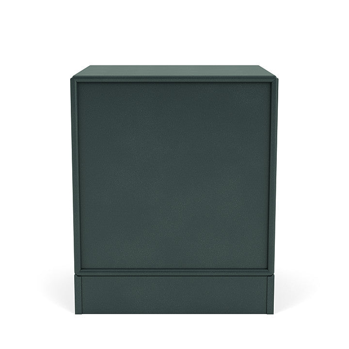 Montana Dream Nightstand With 7 Cm Plinth, Black Jade