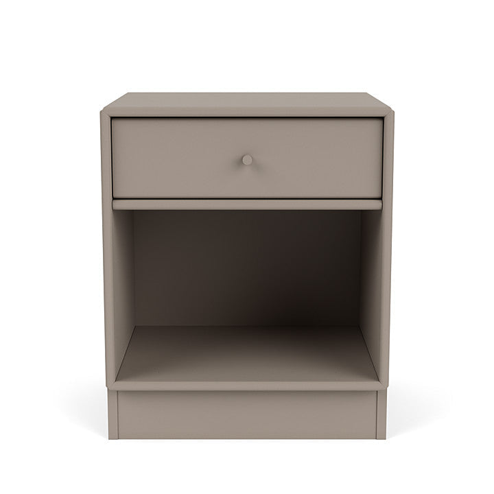 Montana Dream Nightstand With 7 Cm Plinth, Truffle Grey