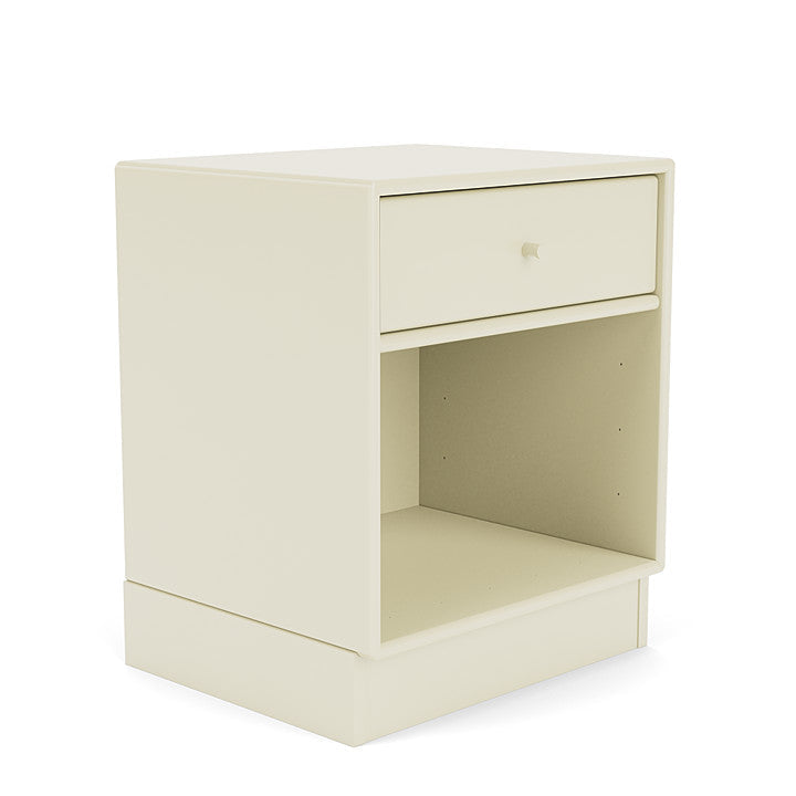 Montana Dream Nightstand With 7 Cm Plinth, Vanilla White