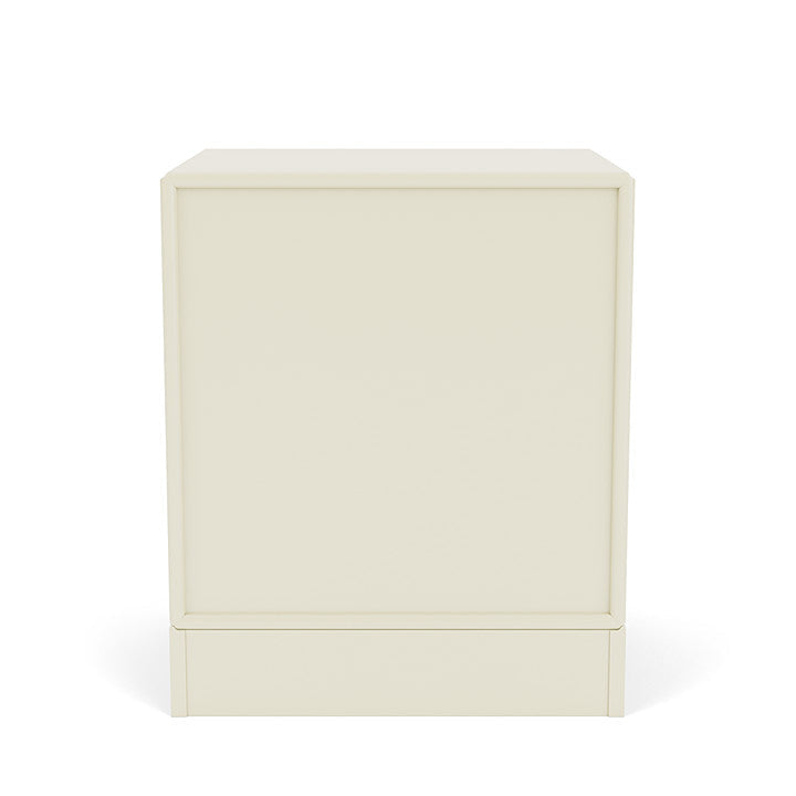 Montana Dream Nightstand With 7 Cm Plinth, Vanilla White