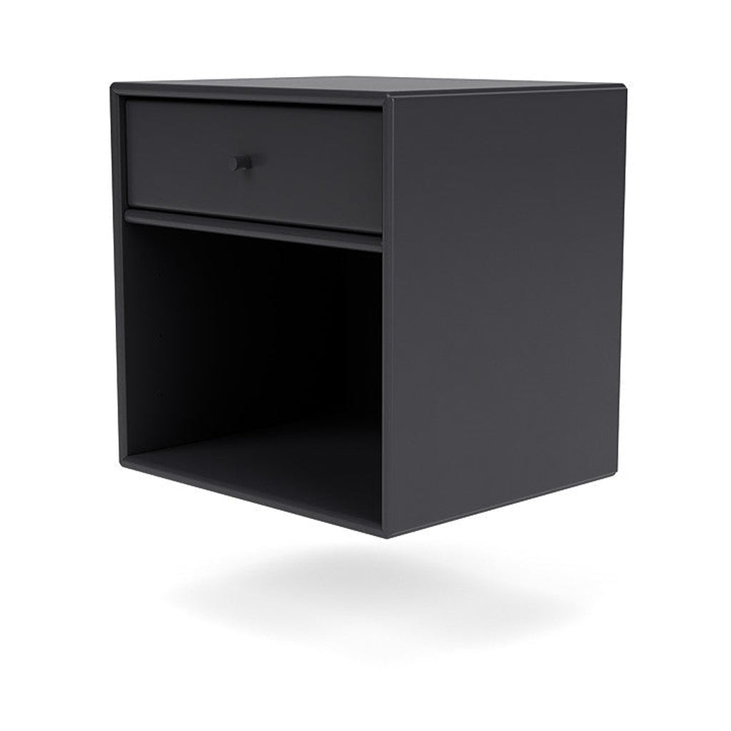 Montana Dream Nightstand With Suspension Rail, Anthracite