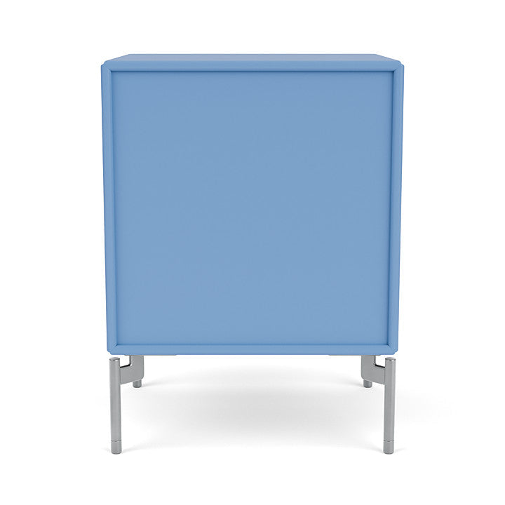 Montana Dream Nightstand s nohama, Azure Blue/Matt Chrome