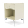 Montana Dream Nightstand With Legs Vanilla/Matt Chrome