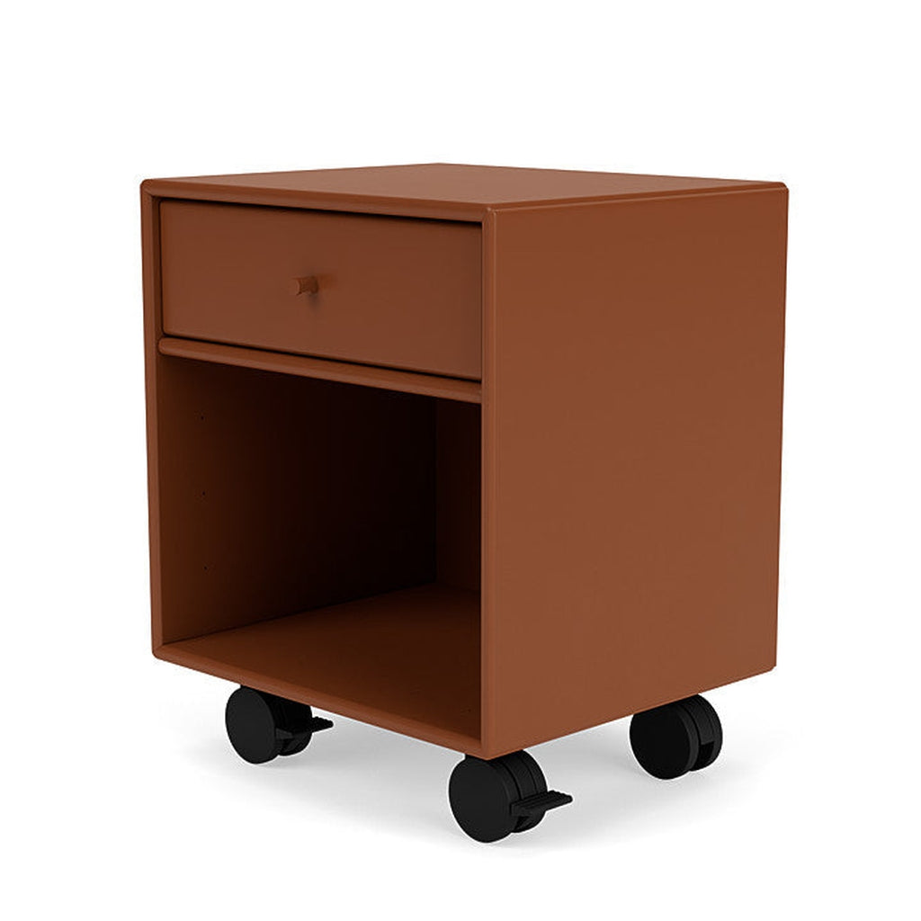 Montana Dream Nightstand s buctors, lískový ořech Brown