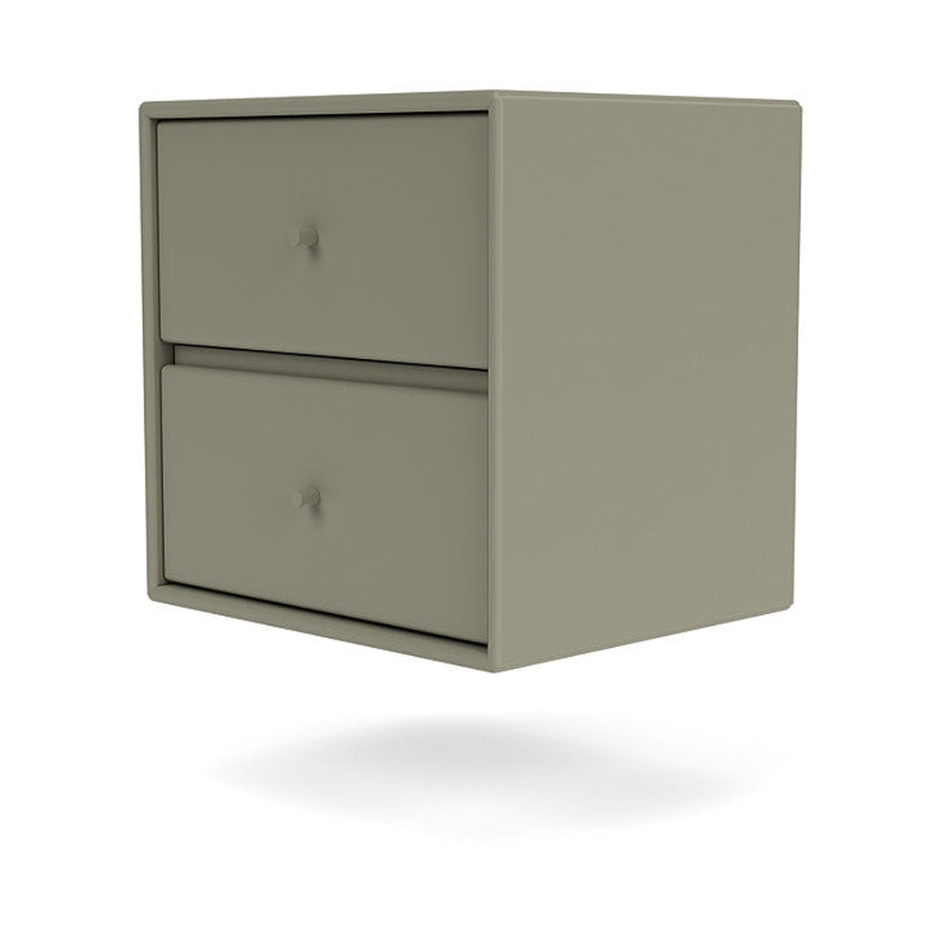 Montana Drift Drawer Module With Suspension Rail, Fennel Green