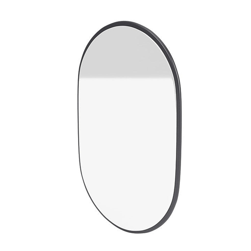 Montana Look Oval Mirror, Carbon Black