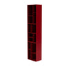 Montana Loom High Bookcase With Suspension Rail Beetroot Red