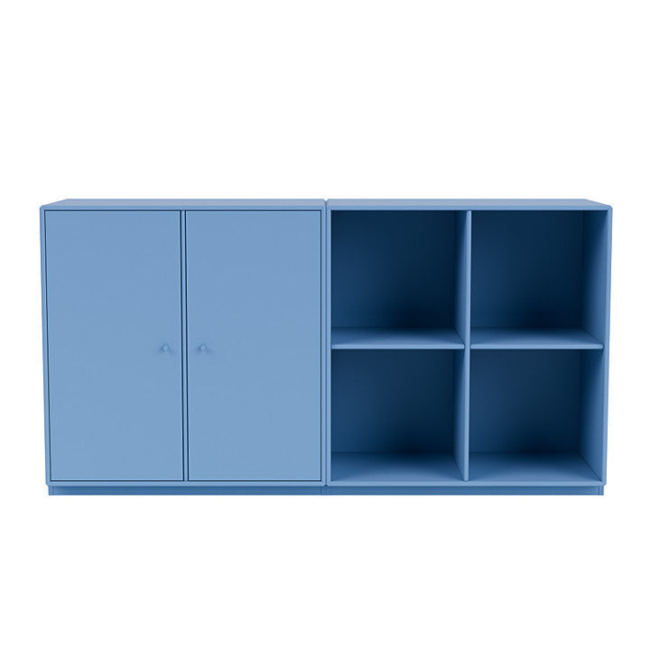 Montana Pair Classic Sideboard With 3 Cm Plinth, Azure Blue