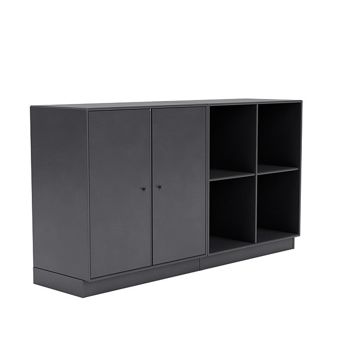 Montana Pair Classic Sideboard With 7 Cm Plinth, Carbon Black