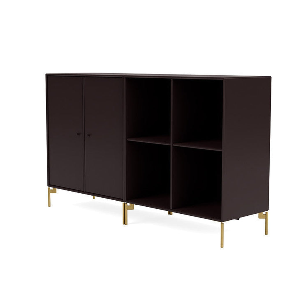 Montana Pair Classic Sideboard With Legs, Balsamic/Brass