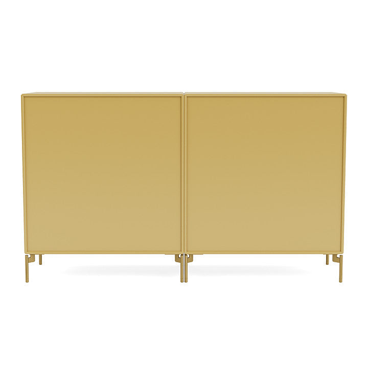 Montana Pair Classic Sideboard With Legs, Cumin/Brass