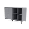 Montana Pair Classic Sideboard With Legs, Graphic/Black