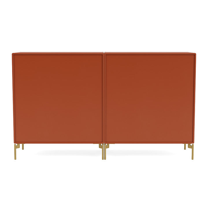 Montana Pair Classic Sideboard With Legs, Hokkaido/Brass