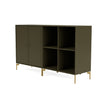 Montana Pair Classic Sideboard With Legs, Oregano/Brass