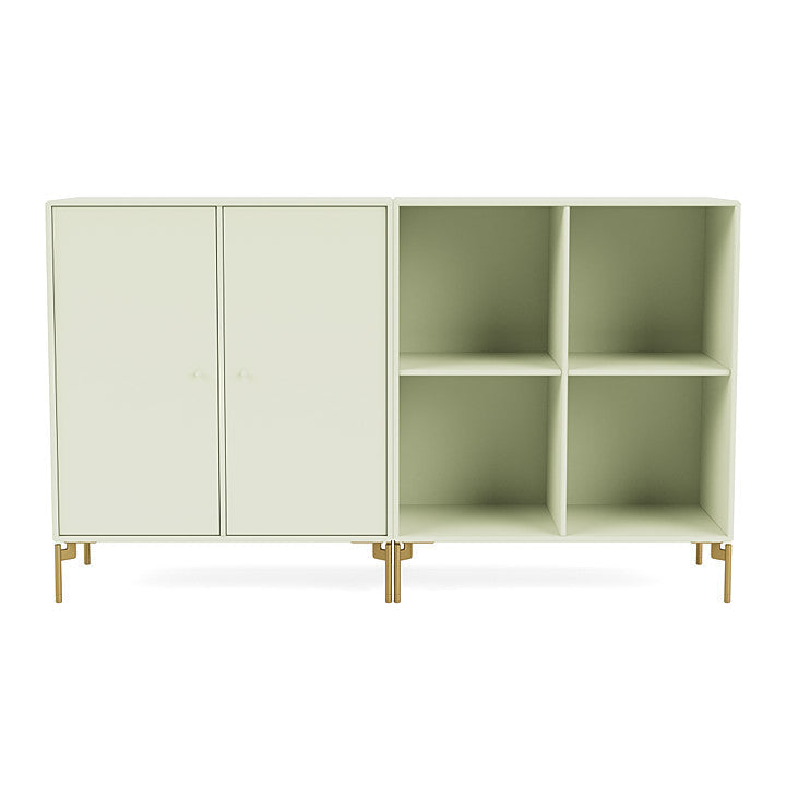 Montana Pair Classic Sideboard With Legs, Pomelo/Brass