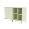 Montana Pair Classic Sideboard With Legs Pomelo/Brass