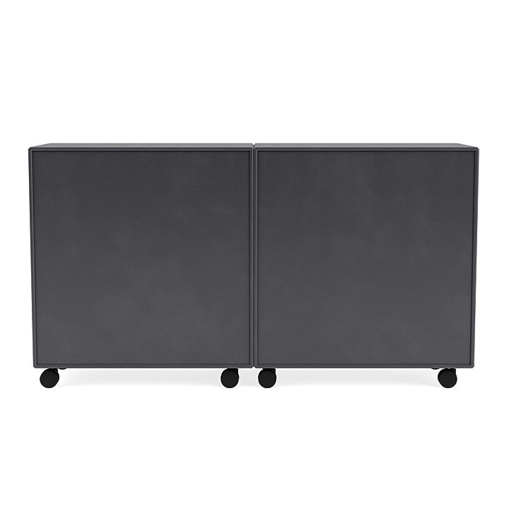 Montana Pair Classic Sideboard With Castors, Carbon Black