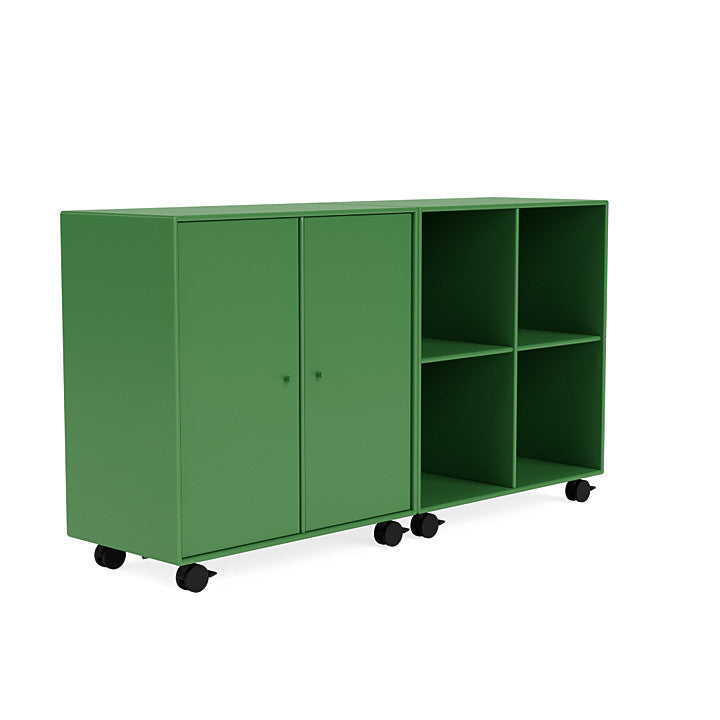 Montana Pair Classic Sideboard With Castors, Parsley Green