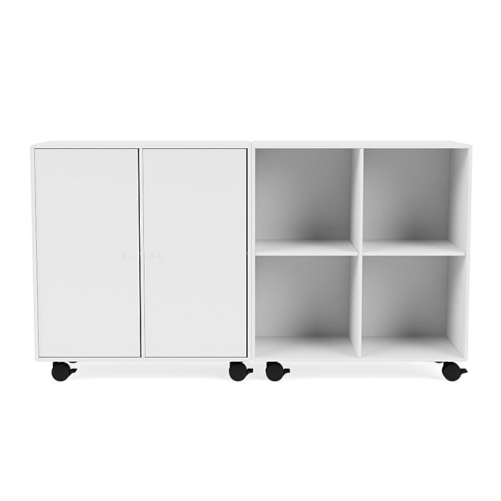 Montana Pair Classic Sideboard With Castors, Snow White