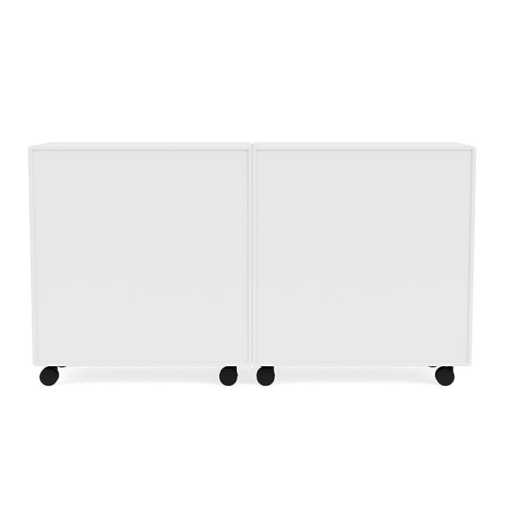 Montana Pair Classic Sideboard With Castors, Snow White