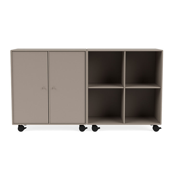 Montana Pair Classic Sideboard With Castors, Truffle Grey