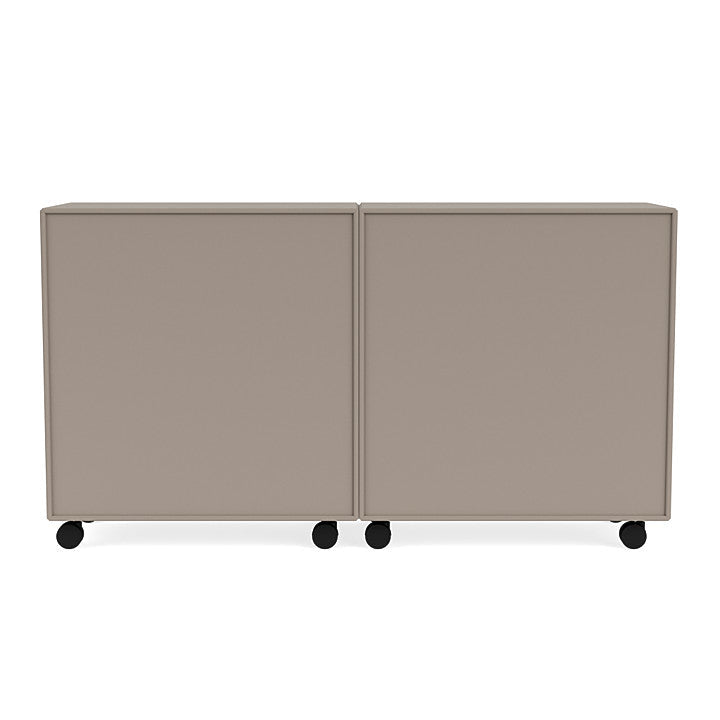 Montana Pair Classic Sideboard With Castors, Truffle Grey