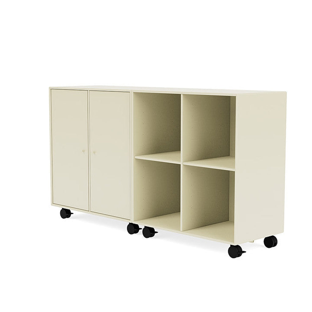 Montana Pair Classic Sideboard With Castors, Vanilla White