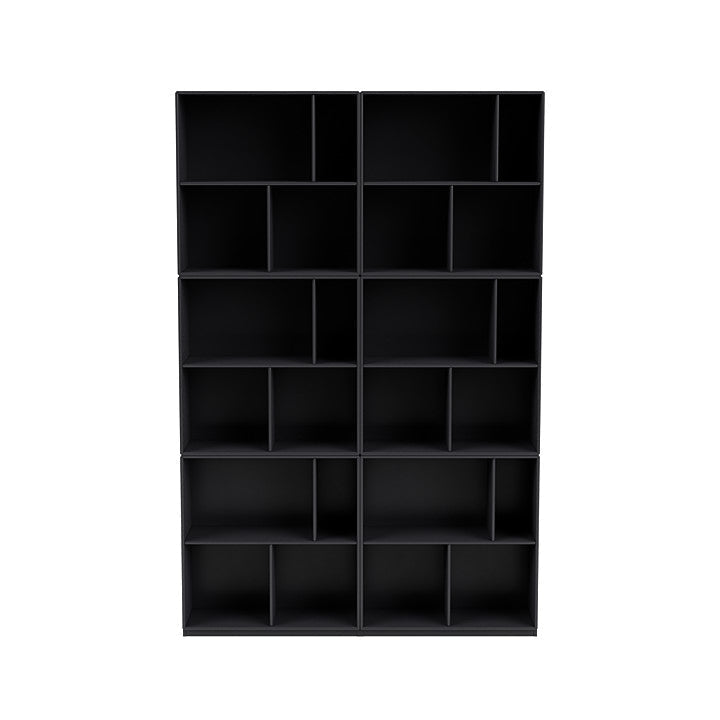 Montana Read Spacious Bookshelf With 3 Cm Plinth, Anthracite