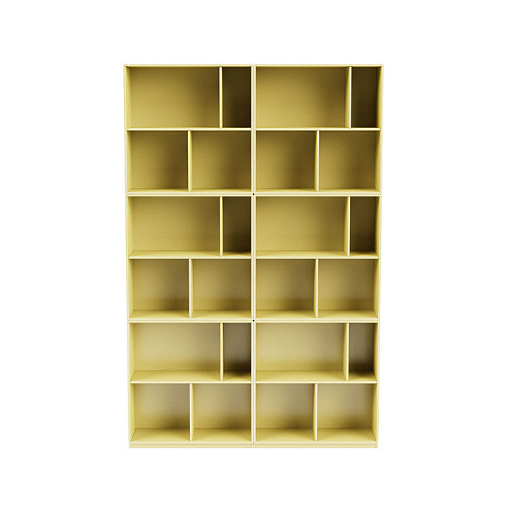 Montana Read Spacious Bookshelf With 3 Cm Plinth, Chamomile Yellow