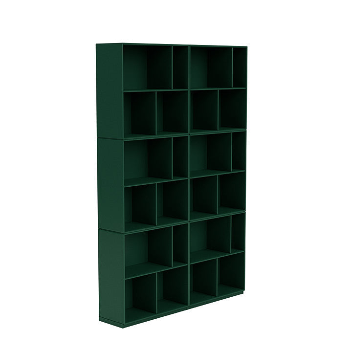 Montana Read Spacious Bookshelf With 3 Cm Plinth, Pine Green