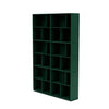 Montana Read Spacious Bookshelf With 3 Cm Plinth, Pine Green