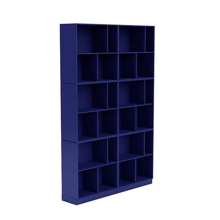 Montana Read Spacious Bookshelf With 7 Cm Plinth, Monarch Blue