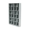 Montana Read Spacious Bookshelf With 7 Cm Plinth, Oyster Grey