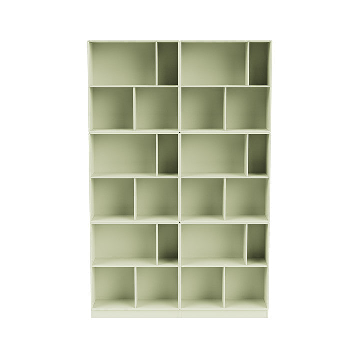 Montana Read Spacious Bookshelf With 7 Cm Plinth, Pomelo Green