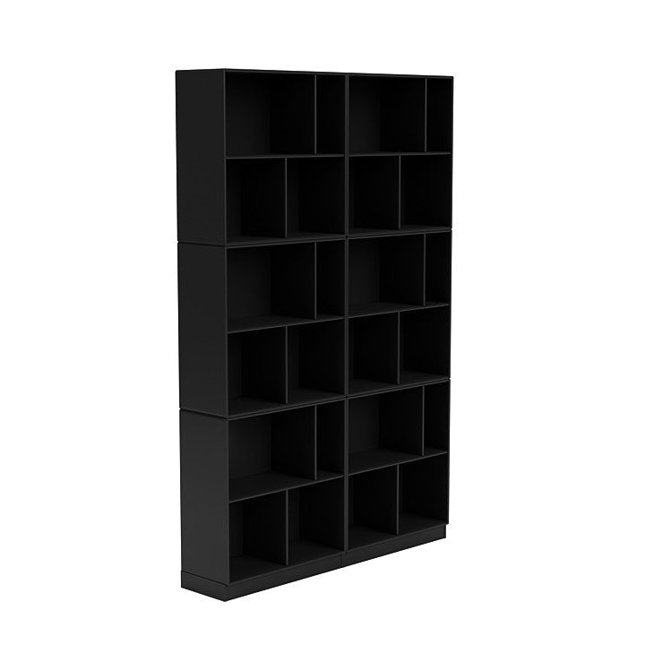 Montana Read Spacious Bookshelf With 7 Cm Plinth, Black